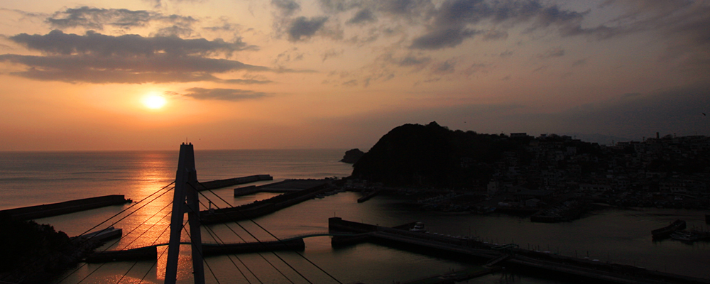 日本 和歌山县  温泉 旅馆 渔火之宿 海岸观潮